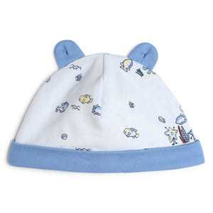 BABY SET WITH PYJAMAS, HAT & BIB